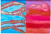 Load image into Gallery viewer, Cherry Blossoms by a.muse, Contemporary Painting of Trees, Framed
