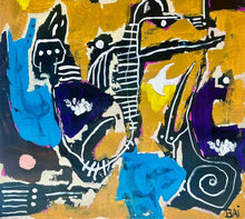 Load image into Gallery viewer, Live Composition 2 by Carl Karni-Bain (Bai), Colorful Work on Paper