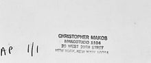 Load image into Gallery viewer, Andy Warhol with Keith Haring by Christopher Makos, Black and White Photography of Artist Friendship