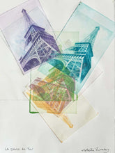 Load image into Gallery viewer, Eiffel Tower I by Roberta Fineberg, Paris, Art Monoprint