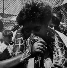 Load image into Gallery viewer, New York Python by Roberta Fineberg, Classic Black and White Photography 1990s