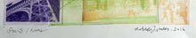Load image into Gallery viewer, Paris and Rome by Roberta Fineberg, Mixed-Media Art Monoprint