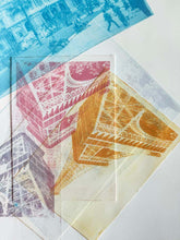 Load image into Gallery viewer, Rome, Italy - Paris, France by Roberta Fineberg, Art Monoprint