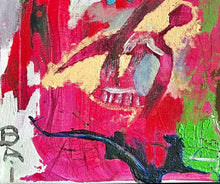 Load image into Gallery viewer, The Gathering of Spirits with Two Hummingbirds by Bai, African-American Abstract Painter