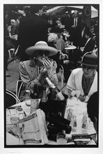 Load image into Gallery viewer, Paris Longchamp by Leonard Freed, Vintage Black-and-White Photograph of Parisian Elite 1980s