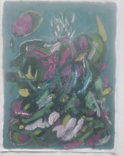 Load and play video in Gallery viewer, Animal Face II by a.muse, Semi-Abstract Oil Painting on Paper