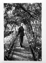 Load image into Gallery viewer, Somerset Maugham  by Burt Glinn, Black-and-White Photo of English Writer at Cap Ferrat Villa 1960s