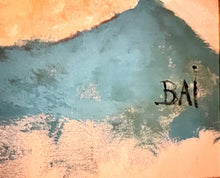 Load image into Gallery viewer, Waiting For A Better Day by Bai, African-American Artist, Large Abstract Painting, Framed