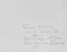 Load image into Gallery viewer, Botero in his Studio, Paris by JM Voge, Photograph of Legendary Artist Fernando Botero (1932-2023)