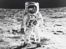 Load image into Gallery viewer, Visor by Neil Armstrong, Vintage NASA Apollo 11 Black-and-White Photo 1969