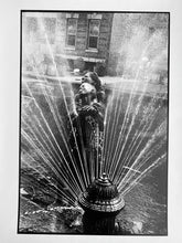 Load image into Gallery viewer, Fire Hydrant, New York by Leonard Freed, Black-and-White Photograph of African-American Children Playing in Harlem Street 1960s