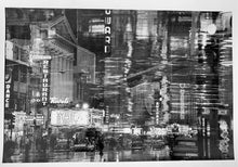 Load image into Gallery viewer, From the photographer's series of photographs on New York, Times Square Reflection, New York City, 1952 by Ernst Haas, is an 11 x 14 gelatin silver print with the photographer's copyright stamp on verso.