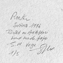 Load image into Gallery viewer, Rooster by Jean-Michel Voge, Tribal Woman from the Omo Valley in Ethiopia, Africa 1990s