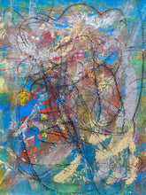Load image into Gallery viewer, After Blue Eyes by a.muse, Abstract Acrylic Painting on Canvas