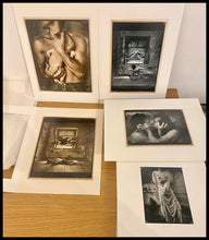 Load image into Gallery viewer, Two Men Kissing by Jan Saudek, Gelatin Silver Photograph 1980s