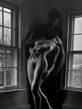 Load image into Gallery viewer, Kate Bending by Leonard Freed, Black-and-White Vintage Photography of Female Nude, Signed