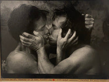 Load image into Gallery viewer, Two Men Kissing by Jan Saudek, Gelatin Silver Photograph 1980s