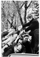 Load image into Gallery viewer, Robert Kennedy (RFK) Campaign Trail by Burt Glinn, Black-and-White Documentary Photography 1960s
