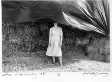 Load image into Gallery viewer, In the Country by Roberta Fineberg, Black-and-White Portrait of Woman in French Countryside