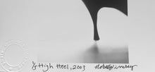 Load image into Gallery viewer, High Heel by Roberta Fineberg, Black-and-White Photograph of a Stiletto Memento Mori