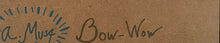 Load image into Gallery viewer, Bow-Wow by a.muse, Acrylic Contemporary Painting, Framed