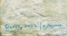 Load image into Gallery viewer, Waves by a.muse, Art on Washi Paper