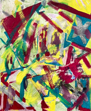 Load image into Gallery viewer, Let Go by a.muse, Abstract Art on Watercolor Paper