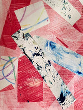 Load image into Gallery viewer, Positively Pink by a.muse, One-of-a-Kind Abstract Art on Paper