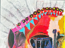Load image into Gallery viewer, Chief Long Face, 2023 by Bai,  Contemporary African-American Painter
