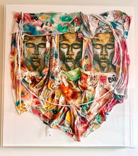 Load image into Gallery viewer, The Three Wisemen, Mixed-Media Art by Bai, African-American Artist
