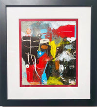 Load image into Gallery viewer, Tomorrow is Today by Bai, African-American Artist, Mixed-Media Painting, Framed
