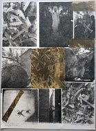 Waking Dream, 2015 by Roberta Fineberg is a 30x22in collage on rag paper. Black-and-white- and sepia, monochrome unique work.