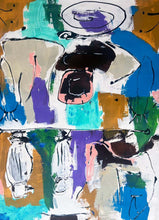 Load image into Gallery viewer, Live Composition 1 by Carl Karni Bain (Bai), Painting on Paper
