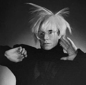 Portrait of Andy Warhol by Christopher Makos, 1986