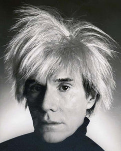 Andy Warhol Portrait Christopher Makos, Black and White Photography of Artist