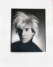 Load image into Gallery viewer, Andy Warhol Portrait Christopher Makos, Black and White Photography of Artist
