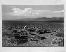 Load image into Gallery viewer, Kate #12 by Leonard Freed, Kate Series, Vintage Black-and-White Photograph of Yogini in Open Field
