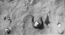 Load image into Gallery viewer, Beach II, Italy, Black and White Photography 1980s, Summer in Europe
