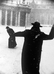 St. Peter's Square by Leonard Freed, Rome, Italy, Black-and-White Portrait Photography 1950s