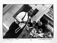 Load image into Gallery viewer, Jazz City by Roberta Fineberg, New York Street Photography in Black-and-White
