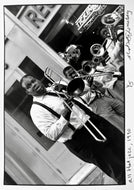 Jazz City, New York by Roberta Fineberg, Black-and-White Street Photography