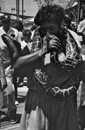 New York Python by Roberta Fineberg, A Classic Black and White Photograph 1990s
