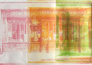 Polidor, Paris by Roberta Fineberg, Bright Monoprint