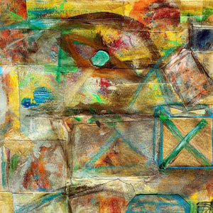 The Third Eye, Contemporary Abstract Painting by a.muse