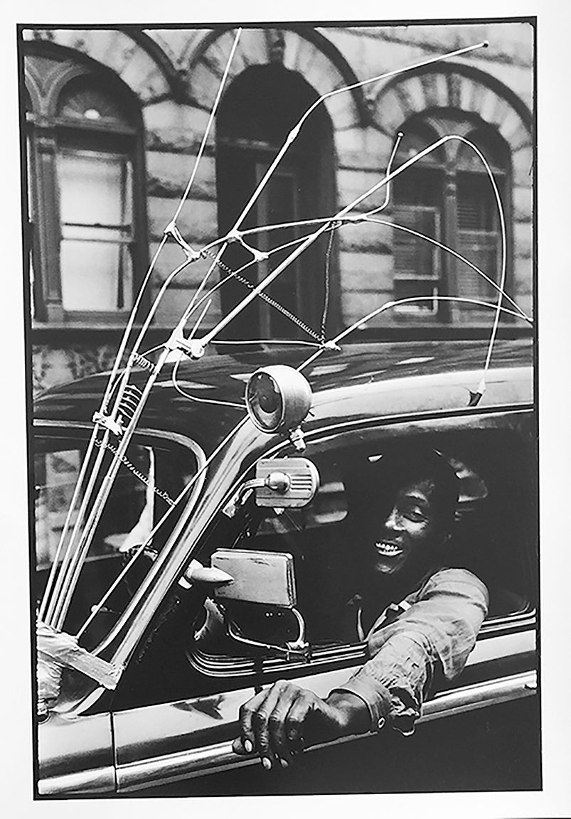 Car, Harlem, Black and White Photograph of African American Life, New York City 1950s by Leonard Freed