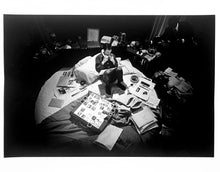 Load image into Gallery viewer, Hugh Hefner, Playboy mansion, Black and White Portrait Photography 1960s by Burt Glinn
