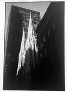 Trinity Church Wall Street by Leonard Freed, Black-and-White Photography of New York City 1990s