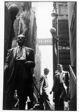 Load image into Gallery viewer, Wall Street by Leonard Freed, New York City,Black-and-White  Documentary Photography 1950s
