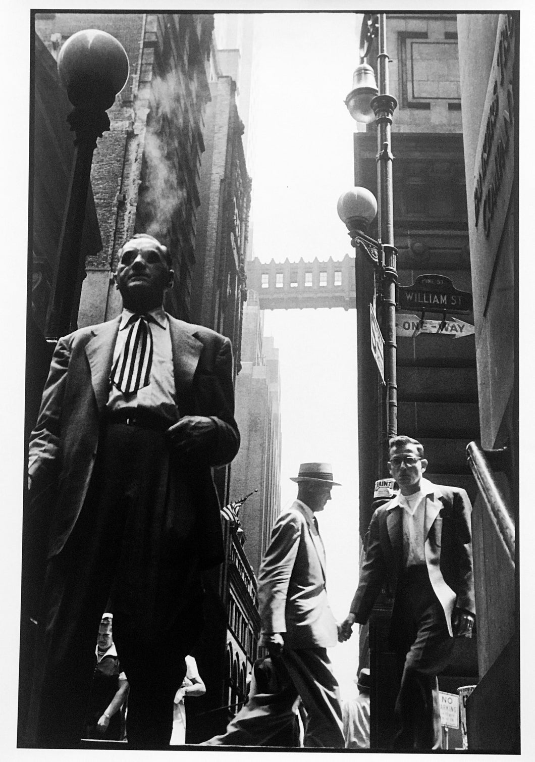 Wall Street, New York City, Documentary Photography 1950s by Leonard Freed