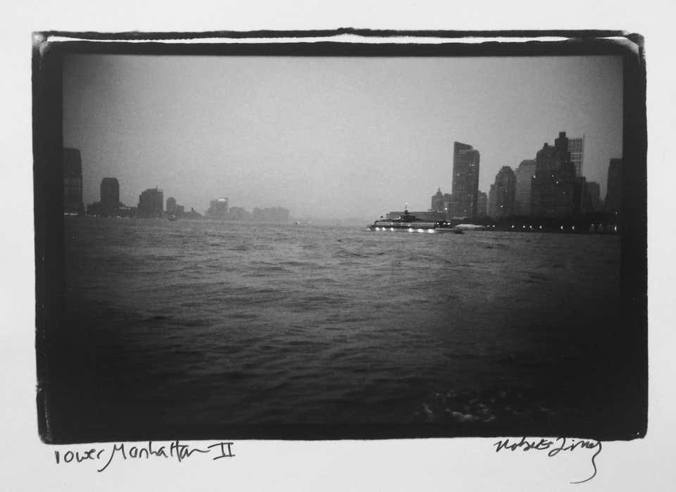 Lower Manhattan II, New York by Roberta Fineberg, Black-and White Photography of Waterfront